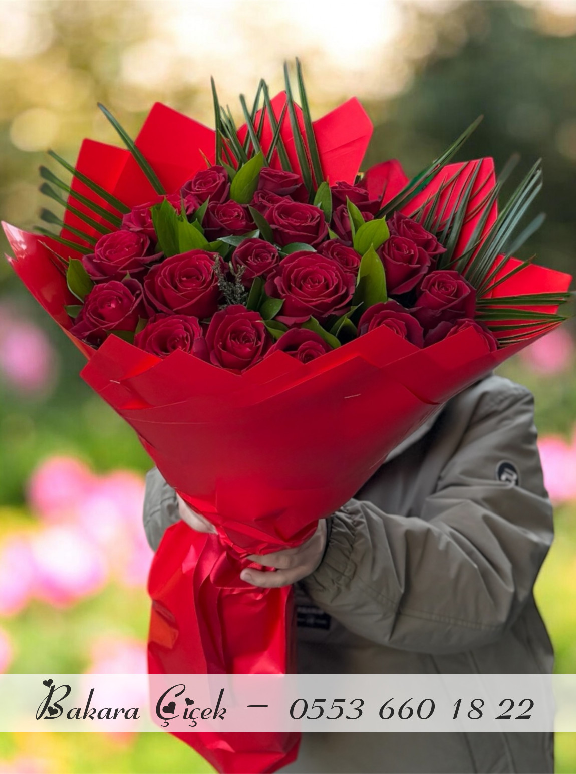 21’Li Kırmızı Gül Buketi