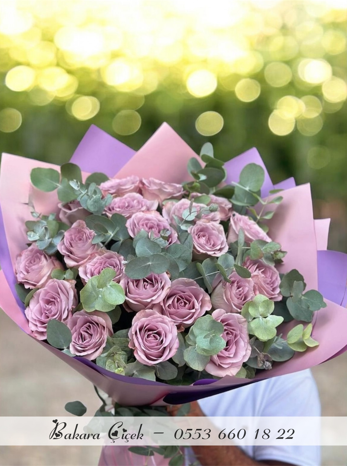 21’Li Lila Gül Buketi