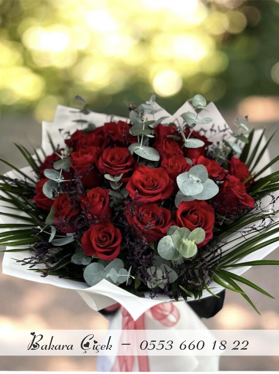 30’Lu Kırmızı Gül Buketi