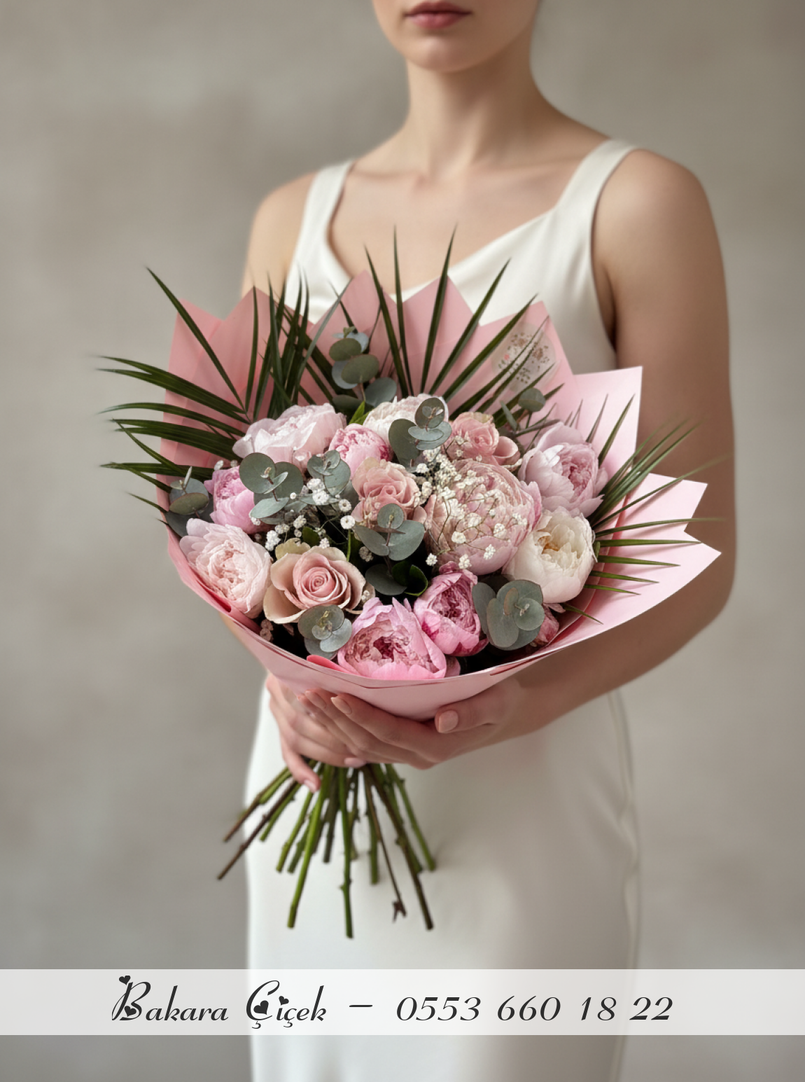 Premium Şakayık Gül Buketi