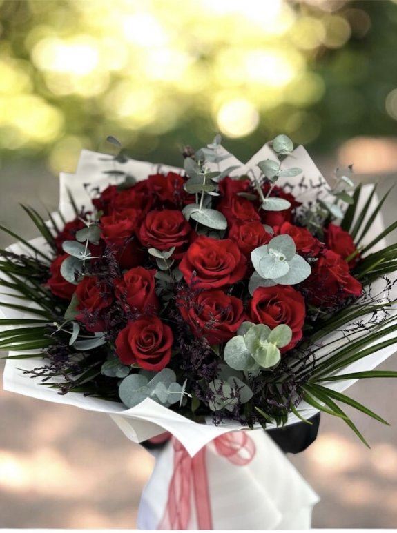 30’Lu Kırmızı Gül Buketi