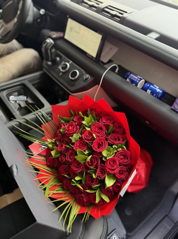 40’Lı Premium Kırmızı Gül Buketi