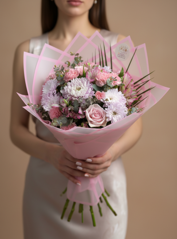 Pembe Karışık Buket