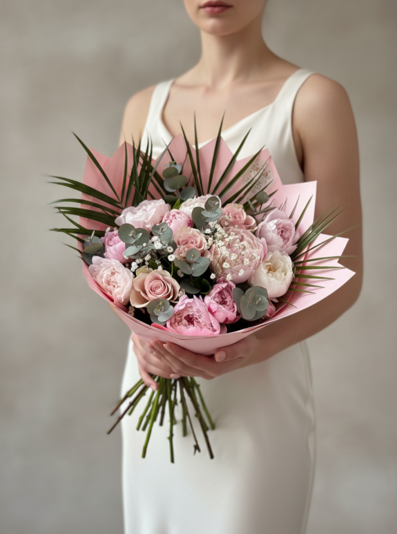 Premium Şakayık Gül Buketi