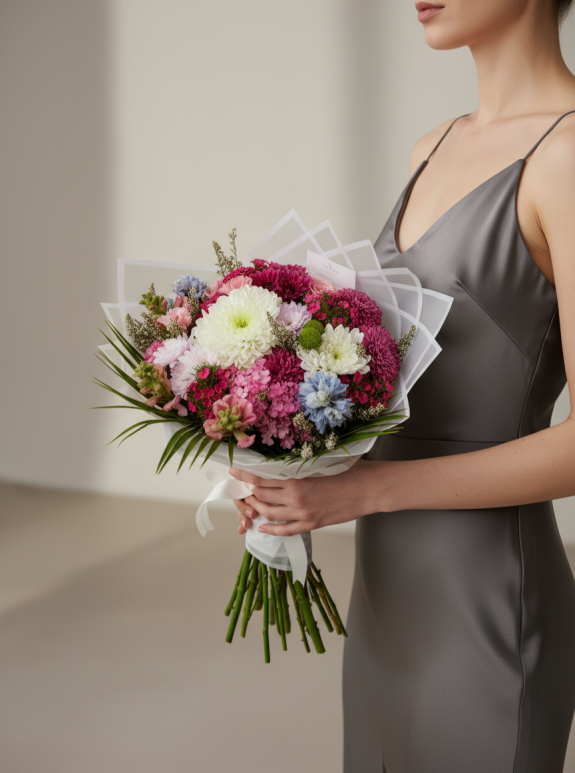 Prestige Karışık Çiçek Buketi