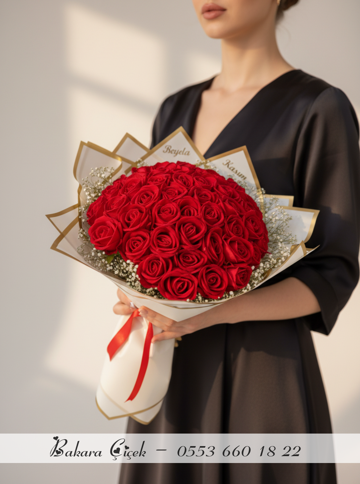 Yapay Kırmızı Gül Buketi