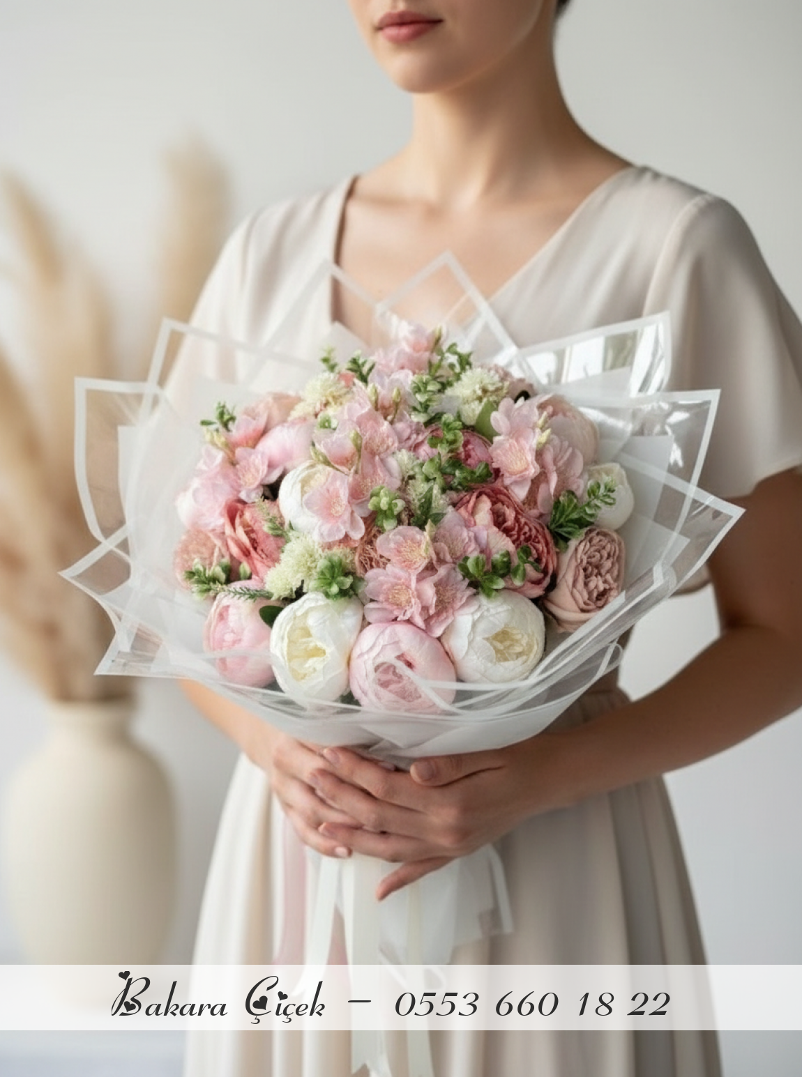 Yapay Şakayık Buketi